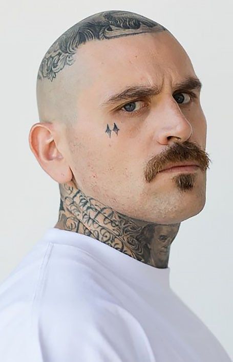 Facial Tattoos Men, Men’s Face Tattoo, Under Eye Tattoo Men, Subtle Face Tattoos, Male Face Tattoo, Men Face Tattoo, Small Face Tattoo Men, Fake Face Tattoo, Face Tattoos Men