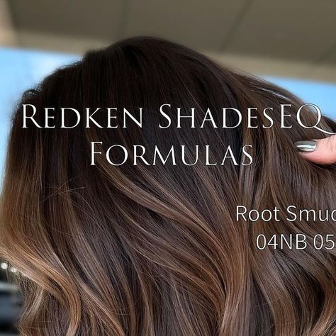 Redken Brunette Balayage Formulas, Neutral Dimensional Brunette, Redken Golden Brown Formula, Redken Shades Eq Formulas Rich Brown, Redken Root Melt Formula, Redken Color Formulas Brunettes, Smudged Roots Brunette, Redken Chestnut Brown Formula, Redken Shades Eq Root Melt Formulas