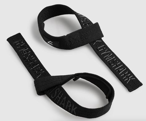 Gymshark Men, Lifting Straps, Adjustable Dumbbells, Body Building Men, Gym Accessories, Gym Essentials, Athletic Gear, Wrist Support, Triple Black