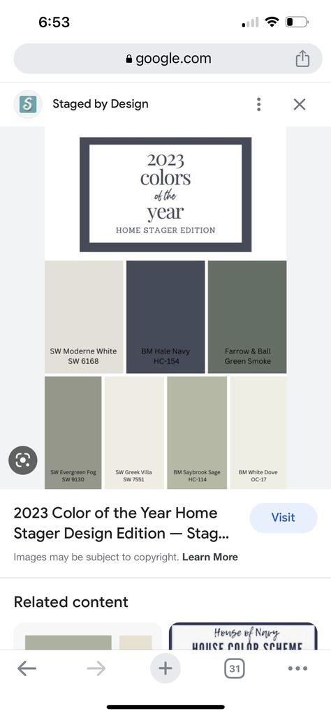 Blue And Green Farmhouse Bedroom, Navy Brown Green Color Palette, Gray Navy Sage Bedroom, Navy Green And Cream Living Room, Hale Navy Whole House Color Scheme, White Dove And Green, Navy Green And Brown Living Room, Blue Green Home Color Scheme, Sage Green And Blue Home Decor