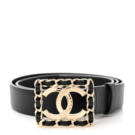 Chanel chain belt