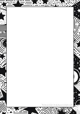 A4 Size Paper Border Design For Project Black And White, A4 Size Paper Border Design For Project, A4 Size Paper Border Design, Accounts Project, Border Design For Project, Design For Project, A4 Size Paper, Paper Border, Bond Paper Design