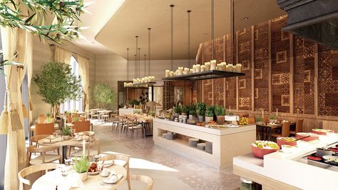 Luxury Collection Hotel | Jordan on Behance Buffet Counter, Hotel Restaurant Design, Hotel Buffet, Cafeteria Food, Chuncheon, Luxury Collection Hotels, Buffet Restaurant, Hotel Food, Counter Design