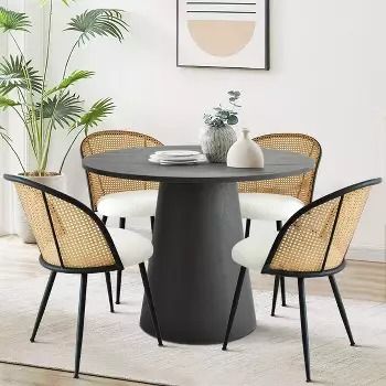 Dining Sets : Dining Room Sets & Collections : Target Modern Round Dining Table Set, Circle Dining Room Table, Round Concrete Dining Table, Modern Oval Dining Table, Black Dining Table Set, Black Round Dining Table, Modern Round Dining Table, Round Dining Table Set, Round Dining Table Modern