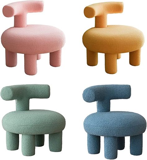 Amazon.com: LUGSHIREE Animal Sheep Ottoman Pouf Chair , Cute Small Upholstered Tufted Foot Stool Ottoman for Adults and Kids,Living Room Bedroom Home Decor(White) : Home & Kitchen Cool Ottomans, Sheep Ottoman, Stool Chair Design, Cute Ottoman, Designer Ottoman, Fun Family Room, Chair For Kids Room, Kids Chair Design, Kids Room Chair