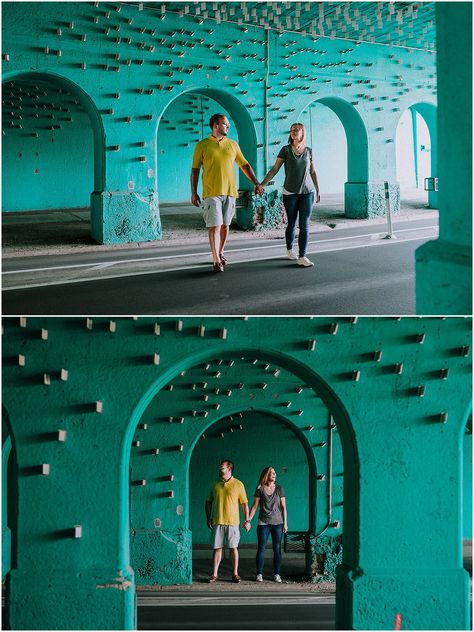 Check out these top Detroit engagement session locations, including the Cass Avenue Viaduct, perfect for creative engagement photos  Detroit engagement session | Cass Avenue Viaduct | New Center Detroit | creative engagement photos  Madalyn Muncy Photography Detroit Photography Locations, Engagement Photos Detroit, Detroit Photoshoot, Detroit Wedding Photos, Detroit Photography, Detroit Engagement Photos, Creative Engagement Photos, Senior Pictures Locations, Graduate Photo