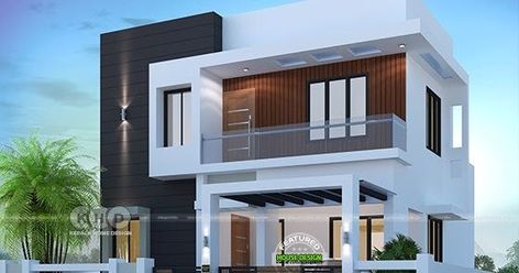 3 bedroom flat roof modern house plan in an area of 1500 square feet by Dream Form from Kerala. 1500 Sq Ft House Plans, 1500 Sq Ft House, Indian House Plans, 2 Storey House Design, House Outer Design, Small House Front Design, Modern Small House Design, Small House Design Exterior, Best Modern House Design