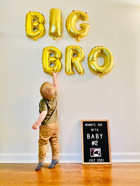 Baby Number 2 Announcement, Sibling Baby Announcements, 2nd Pregnancy Announcements, Creative Baby Announcements, Baby 2 Announcement, Big Brother Pregnancy Announcement, Second Baby Announcements, Second Pregnancy Announcements, Baby Surprise Announcement