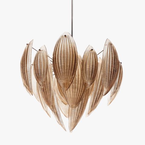 Italian Chandelier, Bronze Lighting, Bronze Chandelier, Contemporary Room, The Paradise, Luminaire Design, Beautiful Lighting, Luxury Lighting, Silver Leaf