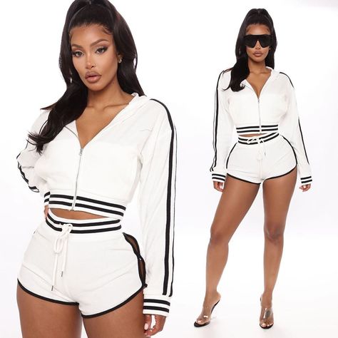 @fashionnova posted on their Instagram profile: “⁠You Don't Have To Sacrifice Sexiness For Comfort In This ✨ Get Best Of Both Worlds 💕⁠⠀ Search:…” Terry Cloth Set, Oufits Casual, Fashion Nova Outfits, The Rush, Fashion Nova Pants, Hoodie Zip, Fashion Nova Dress, Fashion Nova Jeans, Lounge Set