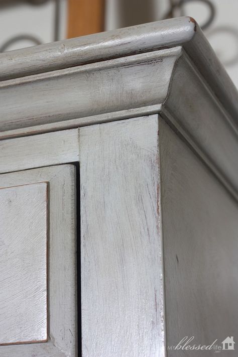 Dresser Turned Buffet Makeover Buffet Makeover, Grey Bedroom Furniture, Gray Chalk Paint, Grey Dresser, Painted Cabinet, Bedroom Furniture Makeover, Painted Bedroom Furniture, Paris Grey, Annie Sloan Paints