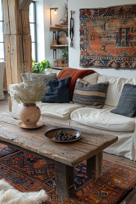 Minimalist Traditional Living Room, Before After Design, Cabin Vibes, Boho Living Room Ideas, Modern Rustic Living Room, Living Room Decor Inspiration, Million Followers, Indian Summer, Boho Living