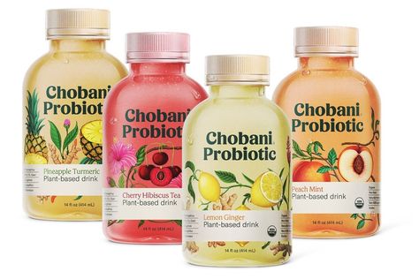 Chobani Probiotic, Minuman Seger, Kombucha Brewing, Turmeric Plant, Juice Label, Organic Drinks, Turmeric Juice, How To Brew Kombucha, Herbs Tea