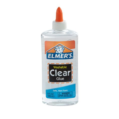 Elmer's Washable School Glue Clear, 9oz Home Arts And Crafts, Slime Ingredients, Slime No Glue, Elmer's Glue, Bouncy Balls, How To Make Slime, Clear Glue, School Glue, Fun Diy Crafts