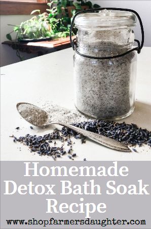 Epsom Salt Bath Recipe, Diy Bath Soak Recipes, Diy Bath Soak, Detox Bath Recipe, Bath Soak Recipe, Bath Salts Recipe, Bath Detox, Epsom Salt Bath, Mineral Bath