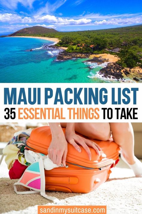 What To Pack For Maui Vacation, How To Pack For Hawaii, Maui Hawaii Packing List, Things To Pack For Hawaii Vacation, What To Pack For Maui, Hawaii Essentials Packing, Things To Bring To Hawaii, What To Pack To Hawaii, Outfits For Maui Vacation