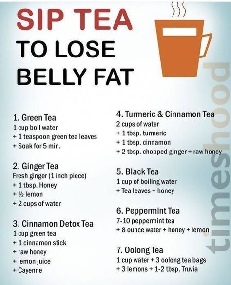 Tea To Lose Belly, Resep Juice, Sip Tea, Fat Burning Tea, Belly Fat Overnight, Belly Fat Drinks, Healthy Teas, Healthy Drinks Recipes, Fat Burner Drinks