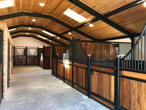 Internal Stables | Monarch Equestrian Luxury Horse Barns, Dream Barn Stables, Equestrian Barns, Horse Barn Ideas Stables, Horse Barn Designs, Dream Stables, Dream Horse Barns, Horse Barn Plans, Horse Facility