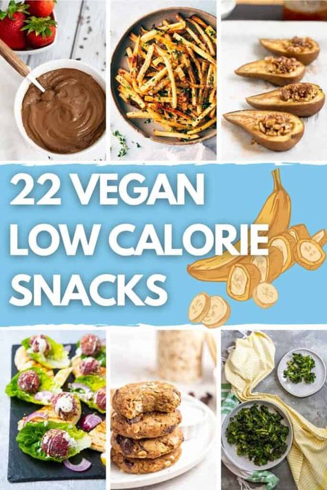 Low Calorie Vegan Meals, Low Calorie Vegetarian, Vegan Snacks On The Go, Low Calorie Recipes Snacks, Low Calorie Baking, Plant Based Diet Meal Plan, Low Calorie Vegan, Veggie Recipe, Vegan Snack Recipes