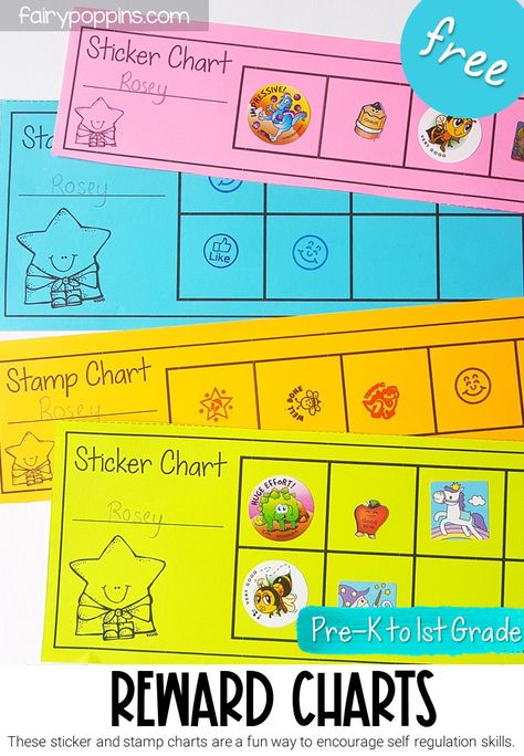 Pre K Sticker Chart, Reward Chart For Kindergarten, Daily Behavior Chart Kindergarten, Sticker Chart For Preschoolers, Preschool Sticker Chart Reward System, Preschool Individual Behavior Chart, Behavior Charts For Preschoolers, Preschool Incentives Positive Behavior, Simple Behavior Chart For Kindergarten