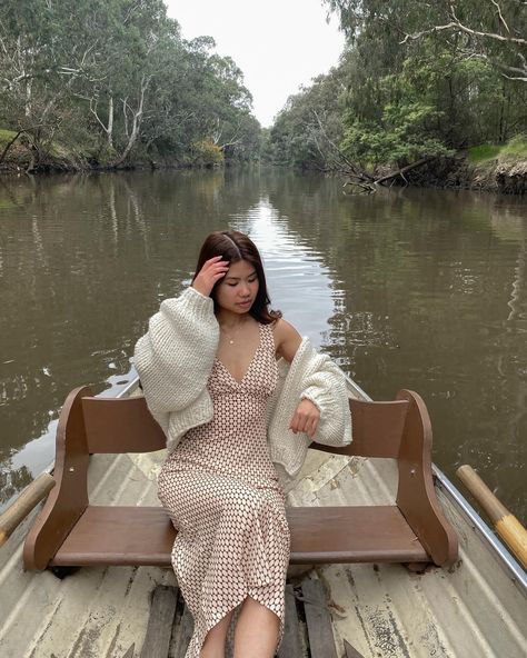 Neutral tones 🤎 @grwmichelle styles our Verlaine Beige Maxi Dress & Bad Habits Cream Knit Cardigan Maxi Dress And Cardigan, Beige Maxi Dress, Cream Knit Cardigan, Maxi Dress Outfit, Down The River, Neutral Style, Beginning Boutique, Maxi Knit Dress, Neutral Fashion