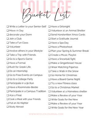 Crazy Bucket List, Louisiana Tattoo, College Bucket List, College Dorm Checklist, Freshman Tips, College Checklist, College Life Hacks, Freshman Year College, Bucket List Ideas