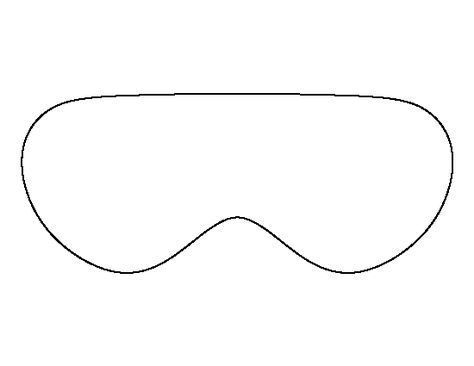 Eye mask pattern. Use the printable outline for crafts, creating stencils, scrapbooking, and more. Free PDF template to download and print at http://patternuniverse.com/download/eye-mask-pattern/ Eye Mask Printable, Eye Mask Template Free Printable, Eye Mask Pattern Free Printable, Eye Mask Drawing, Eye Mask Pattern, Animals Mask, Beauty Party Ideas, Arctic Animals Crafts, Diy Sleep Mask