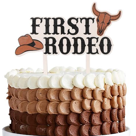 Cowboy Smash Cake Boys, My 1st Rodeo Birthday Cake, First Rodeo Birthday Ideas, Western First Birthday Cake, First Rodeo Smash Cake, My First Rodeo Birthday Boy Cake, Rodeo Smash Cake, Rodeo Birthday Decorations, First Rodeo Birthday Cake