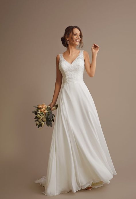 Sweetheart Neckline Wedding Dress Simple, Boho Chic Wedding Dress, Chic Wedding Dresses, Aline Wedding Dress, White Wedding Dress, Cute Wedding Dress, Trendy Wedding Dresses, Boho Chic Wedding, Country Wedding Dresses