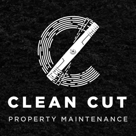 Logo design for Clean Cut Property Maintenance. Property Maintenance Logo, Steve Lacey, Maintenance Logo, Property Maintenance, Cleaning Logo, One Logo, Lawn Maintenance, Clean Cut, Business Ideas