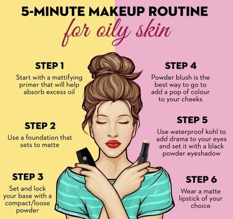 Makeup Routine For Oily Skin, Makeup Education, Makeup Range, Flawless Makeup Tutorial, 2024 Makeup, Routine For Oily Skin, Oily Skin Makeup, 5 Minute Makeup, Morning Makeup