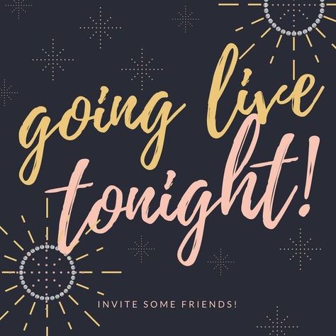 Going Live Tonight, Paparazzi Quotes, Pure Romance Consultant Business, Paparazzi Jewelry Images, Pure Romance Consultant, Facebook Engagement Posts, Mary Kay Marketing, Paparazzi Consultant, Scentsy Consultant Ideas