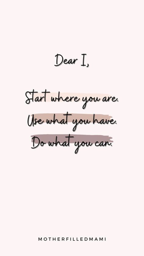 Dear I, start where you are right now, use whatever you have and do what you can. You can make it happen. Don't give up on yourself. Dont Give Up Quotes, Don't Give Up Quotes, Akatsuki Funny, Inspirational Encouragement, Now Quotes, Giving Up Quotes, Twin Flame Relationship, Inspirational Quotes Wallpapers, Powerful Inspirational Quotes