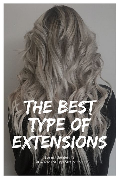 Classy Punk, 20 Inch Hair Extensions, Grey Hair Extensions, Diy Hair Extensions, Types Of Hair Extensions, Hair Extensions For Short Hair, Bleach Blonde Hair, Fashion Formal, Hair Extentions