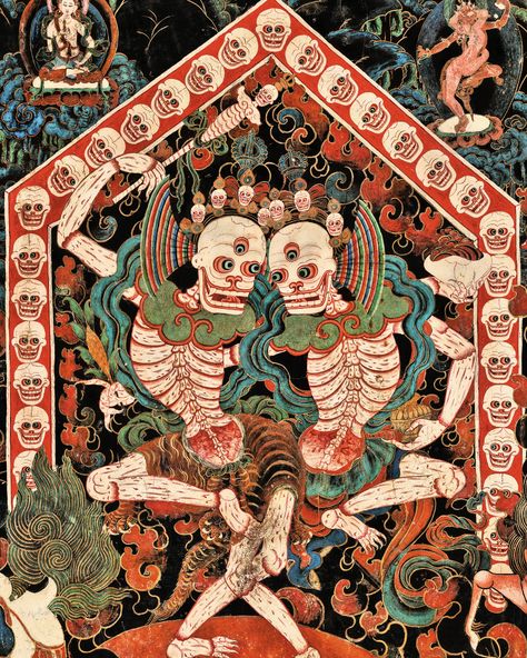 Thousand years of Tibetan masterpieces revealed for first time | World news | The Guardian Lord And Lady, Tibet Art, Hang Gliding, Art Asiatique, Tibetan Art, Bungee Jumping, Climbing Gear, Eastern Art, 인물 드로잉