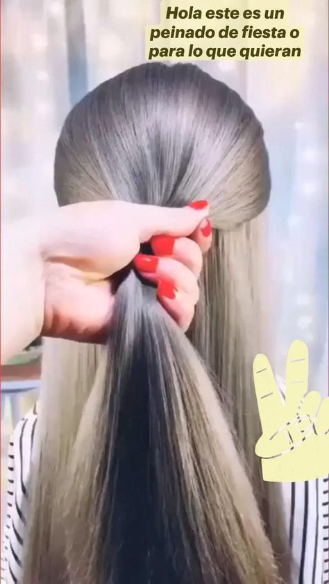 Pin en Idea Pins by you Hairstyles For Long Hair Videos, Videos Hairstyles, Kadeřnické Trendy, Tutorial Hair, Fesyen Rambut, Hair Bow Tutorial, Vlasové Trendy, Long Hair Video, Hair Braid Videos