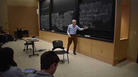 MIT linear algebra professor Gil Strang's last lecture gets ovation Book Introduction, Math Major, Applied Mathematics, Math Professor, University Of San Francisco, Standing Ovation, Physics And Mathematics, Studying Math, Massachusetts Institute Of Technology