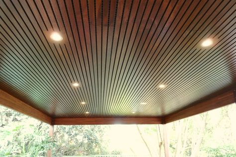 Endurapanel Plywood Panelling, Roof Cladding, Alfresco Area, Patio Roof, Outdoor Entertaining Area, Slat Wall, Wood Doors Interior, City Living, New Home Designs