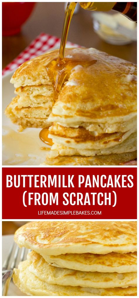 Food With Buttermilk, Vanilla Buttermilk Pancakes, Homemade Buttermilk Pancake Mix Recipe, Southern Pancake Recipe, Buttermilk Meals, Sweet Buttermilk Pancakes, Pancake With Buttermilk Recipe, Home Made Buttermilk Pancakes, Cracker Barrel Buttermilk Pancakes