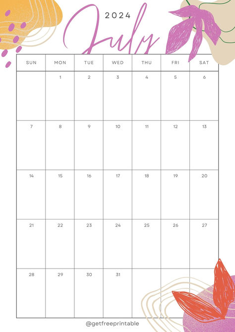 July Calendar Aesthetic Calendar Aesthetic, July Calendar, 2024 Aesthetic, Printable Calendars, Calendar 2024, Aesthetic Cute, Calendar Printables, Collage, Pins