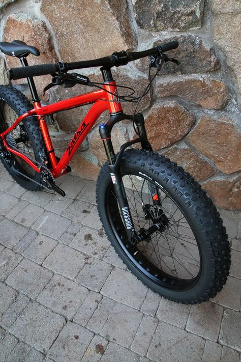 Salsa Creates new Fat Bike Categories w/ New Bucksaw, Blackborow & More - Bikerumor Buck Saw, Clown Shoes, Pedal Power, Bike Stand, Custom Bicycle, Hot Bikes, Fat Bike, Bike Tire, Fat Tire