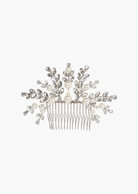 crystal Luxury Hair Accessories, Julia Berolzheimer, Pearl Accessories, Pearl Details, Jennifer Behr, Luxury Hair, Hair Combs, Blue Bridesmaids, Fine Jewelry Gift