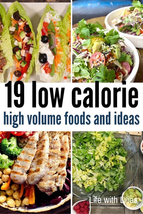 Volume Low Calorie Meals, High Volume Foods, High Volume Low Calorie Meals, Low Calorie High Volume, Volume Foods, High Volume Low Calorie, Low Calorie Meals, Healthy Low Calorie Meals, Low Calorie Dinners