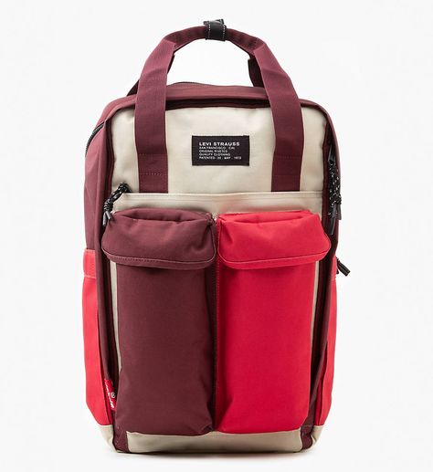 Levi's® L Pack 2.0 Backpack - Red | Levi's® US Backpack Sketch, Laptop Sleeve, Bags Backpacks, Laptop Sleeves, Camera Bag, Levi's, Sketch, Laptop, Backpacks