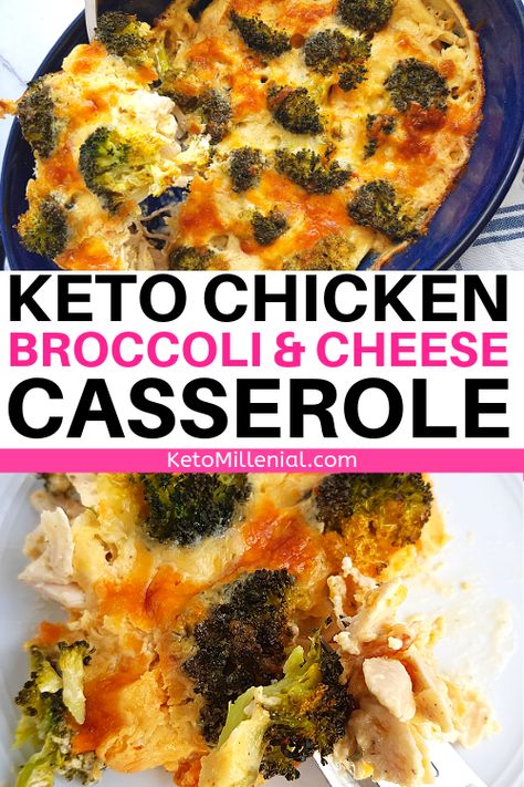 Looking for delicious low carb chicken casserole recipes? Try this chicken and broccoli casserole keto friendly dish that’s the best 5 ingredient keto recipes you will ever try! #ketocasserole #ketocasserolerecipes #ketodinner #ketodinnerrecipes #ketochickenrecipes Chicken And Broccoli Recipes Healthy Low Carb, Low Carb Chicken Broccoli Casserole Cream Cheese, Keto Chicken Broccoli Recipes, Loaded Broccoli And Chicken Casserole, Keto Veggie Recipes Low Carb, Few Ingredient Low Carb Meals, Brocolli Chicken Casserole Healthy, Chicken Broccoli Califlour Casserole, Buffalo Chicken Broccoli Casserole