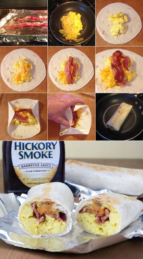 Making a BBQ Breakfast Burrito Breakfast Rap Ideas, Burrito Breakfast, Homemade Breakfast Burritos, Bbq Breakfast, Food Recipes Dinner, Favorite Breakfast Recipes, Freezer Meal Prep, Breakfast Burrito, Homemade Breakfast