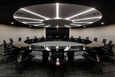 Black Meeting Room, Mafia Office, Sepang, Luxury Office, Luxury Homes Dream Houses, Office Interior Design, Meeting Room, Dream Home Design, Luxury House