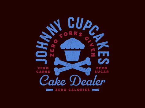 Johnny Cupcakes Design, Cupcakes Design, Johnny Cupcakes, Baking Logo, Badge Design, Saint Charles, San Rafael, Silver Spring, Show And Tell