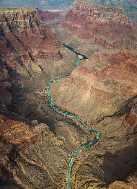 Grand Canyon ~ Colorado River and Little Colorado River Nature Wellness, Earth Nature, Colorado River, The Grand Canyon, Places Around The World, Aerial View, Amazing Nature, Vacation Spots, Helicopter