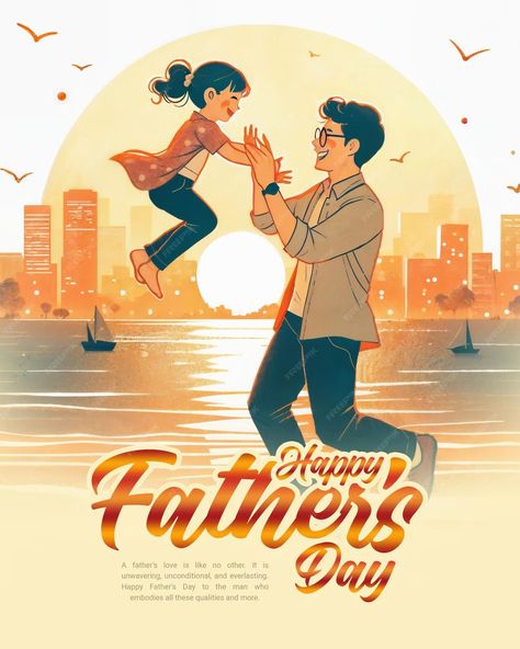 Premium PSD | Happy fathers day the best dad celebration greeting social media post banner template Fathers Day Greetings, Fathers Day Poster, Father's Day Greetings, Logo Psd, Technology Icon, Business Card Maker, Card Banner, Poster Invitation, Cartoon Clip Art